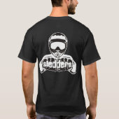 "4-Stroker" Black Sledders.com T-shirt (Achterkant)