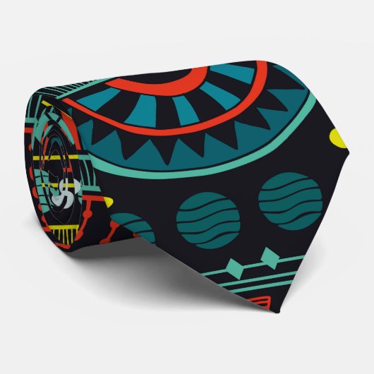 #4 stropdas voor tribale afdrukken (Opgerold)