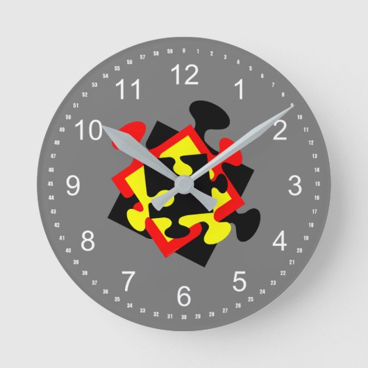 4 Stuurstukken Ronde Klok (Voorkant)