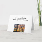 #4 Sunset Series Note Kaart (Achterkant)