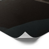 4 tafels elegante foto bruiloft zitgrafiek poster (Hoek)