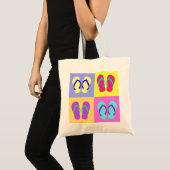 4 Teenslippers Tote Bag (Voorkant (product))