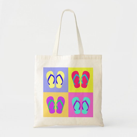 4 Teenslippers Tote Bag (Voorkant)