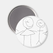 4 Teken Magneet (Voorkant / Achterkant)