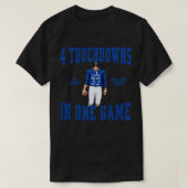 4 Touchdowns in één spel Al Bundy Polk High Legend T-shirt (Design voorkant)