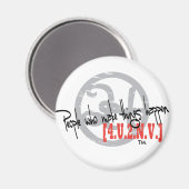 4.U.2.N.V. magneet (Voorkant / Achterkant)