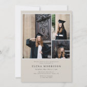 4 Uitnodigingen voor afstuderen van Photo Script N (Achterkant)