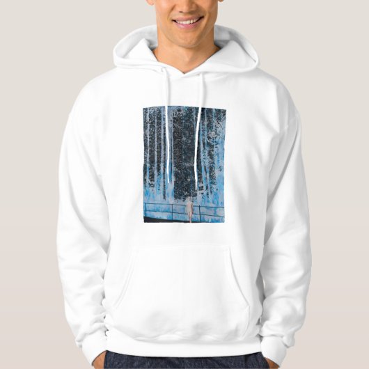 4 uur bos bij daglicht hoodie (Voorkant)