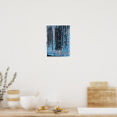 4 uur bos bij daglicht poster (Keuken)