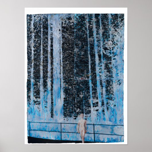 4 uur bos bij daglicht poster (Voorkant)