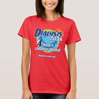 4 uur om de patiënt en verpleegkundige van de bloe t-shirt