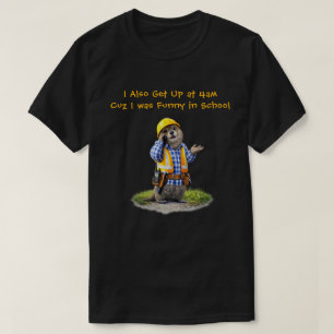 "4 uur 's ochtends" (1) t-shirt