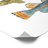 4 Vaak Darter Species Poster (Hoek)