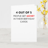 4 van 5 Mensen krijgen Geld in Hun Kaarten van de (Gele Bloem)