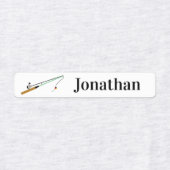 4 verschillende namen Gevist staaf paal ijzer op l Labels (Design 1)