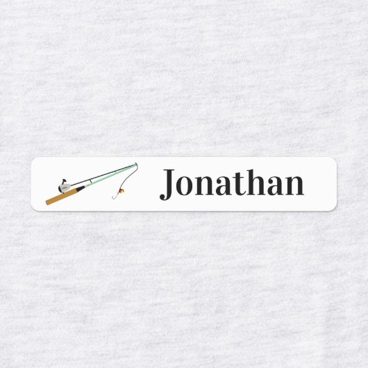 4 verschillende namen Gevist staaf paal ijzer op l Labels (Design 1)