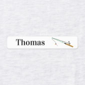 4 verschillende namen Gevist staaf paal ijzer op l Labels (Design 2)