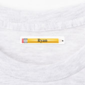 4 Verschillende namen Pencils Iron op labels (Aangebracht)