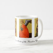 4 verschillende Renaissance engel-portretschilderi Koffiemok (Voorkant rechts)