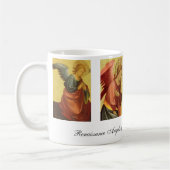 4 verschillende Renaissance engel-portretschilderi Koffiemok (Links)