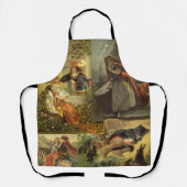 4 verschillende Victoriaans design voor airy Tale Schort (Voorkant)