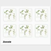 4 VERSE HERBS Stickers op grote schaal (Vel)