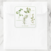 4 VERSE HERBS Stickers op grote schaal (Tas)