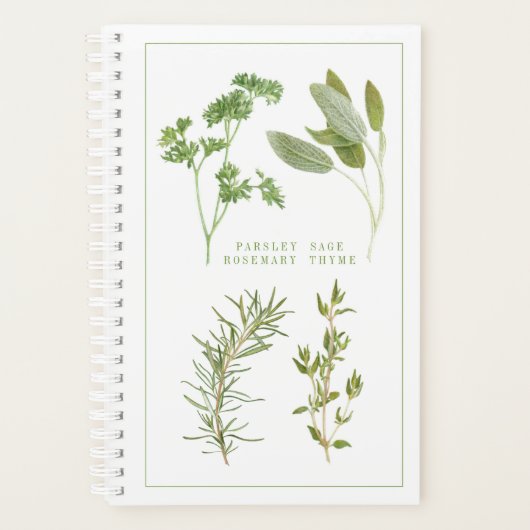 4 VERSE KRUIDEN 5.5x8.5 Planner / Kalender (Voorkant)