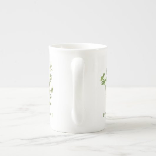 4 VERSE KRUIDEN Bone China Mok (Achterkant)