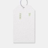 4 VERSE KRUIDEN Cadeau Labels Cadeaulabel (Achterkant)