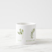 4 VERSE KRUIDEN Espresso Cup Espresso Kop (Voorkant)