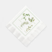 4 VERSE KRUIDEN Gemaakt Luncheon Papier Servetten (Hoek)