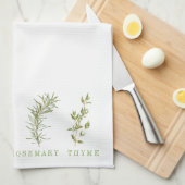 4 VERSE KRUIDEN Keukenhanddoek (Quarter Fold)