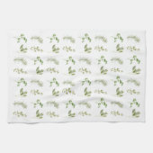 4 VERSE KRUIDEN Keukenhanddoek (all-over) (Horizontaal)