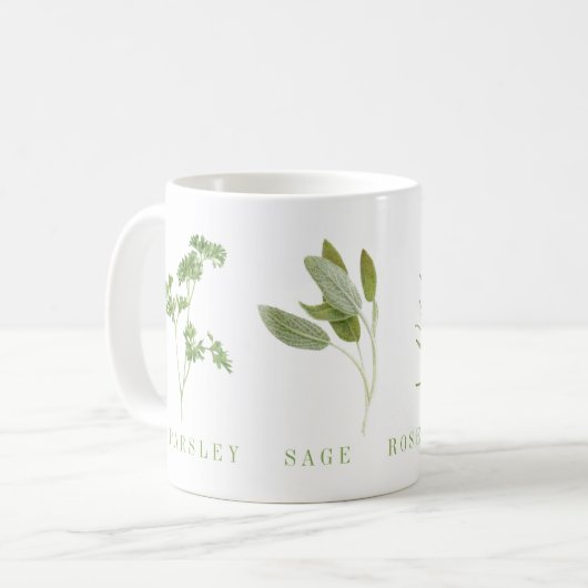 4 VERSE KRUIDEN Witte Mok (Voorkant links)