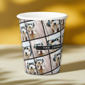 4 vierkant fotocollage over het hele jaar door - F Papieren Bekers