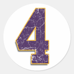 #4 Vikingen Brett Favre sticker