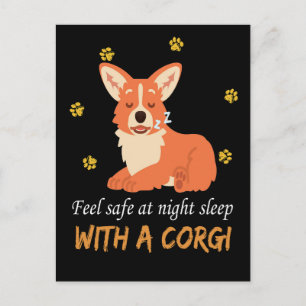 4 Voel je veilig in de nachtrust met een Corgi Briefkaart