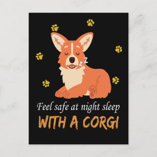 4 Voel je veilig in de nachtrust met een Corgi Briefkaart