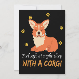 4 Voel je veilig 's nachts Slaap met een Corgi Kaart