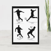 4-voetbalspelers kaart (Voorkant)