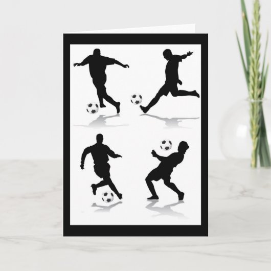 4-voetbalspelers kaart (Voorkant)