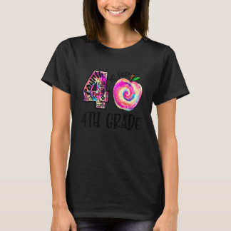 4 = voor de 4e graad van de kleurstof-leerling t-shirt