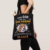 4 Vroeg God Ware Vriend Een Beagle Tote Bag (Dichtbij)