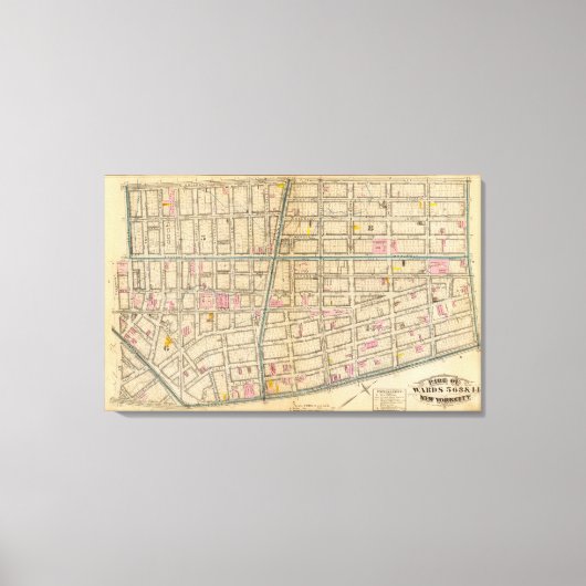 4 Wards 56, 8, 14 Canvas Afdruk (Voorkant)