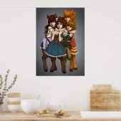 4-way Hug Poster (Keuken)