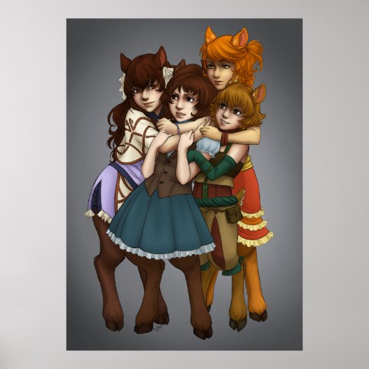 4-way Hug Poster (Voorkant)