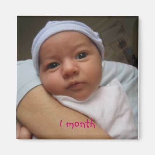 4 weken, 1 maand magneet (Voorkant)