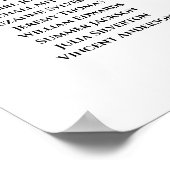 4 Welkomstzentaart voor tafelwithout Poster (Hoek)