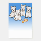4 Westy pups Post-it notitieblok Post-it® Notes (Voorkant)